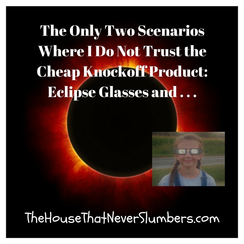 I was not trusting the cheap knockoff solar eclipse viewing glasses, so we purchased these approved ones. Find out how we're handling the eclipse, and check out some fun eclipse resources.