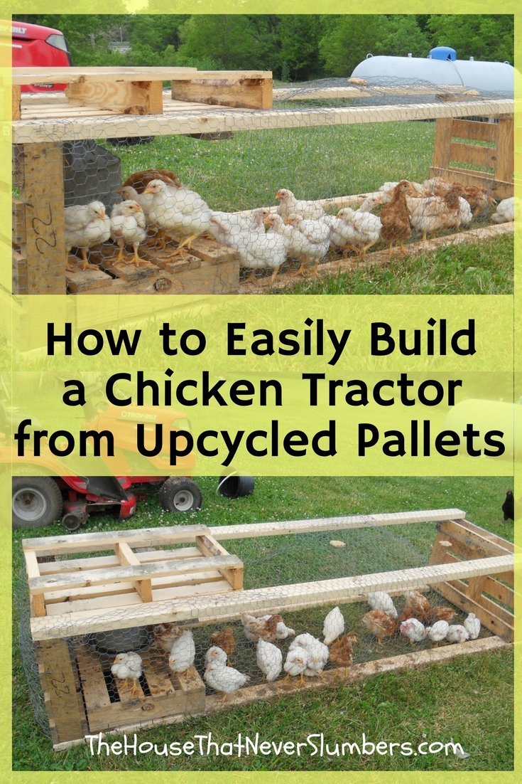 Chicken Tractor from Upcycled Pallets - Pinterest 2