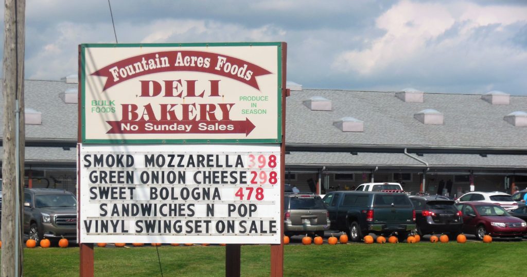 You simply cannot visit the Levi Coffin House without a stop at the nearby Fountain Acres Foods, an Amish bulk food store and one of the most impressive attractions in the vicinity.