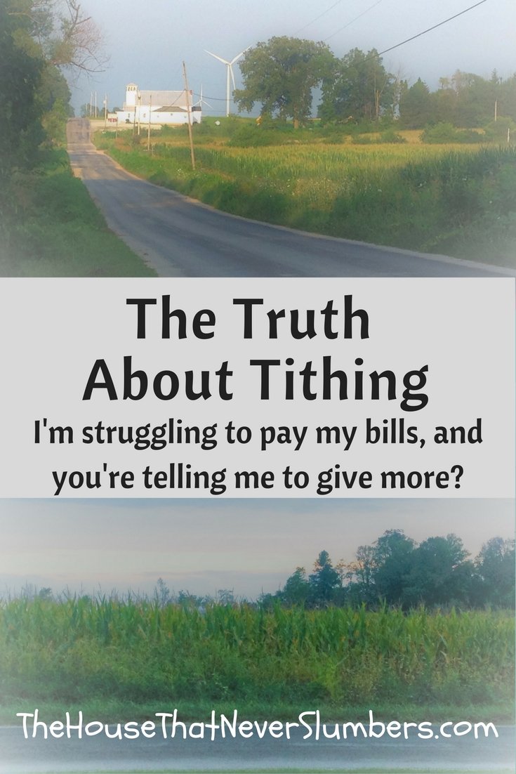 The Truth About Tithing - I know some say they can't afford to tithe. I would challenge anyone that you really can't afford not to tithe. Tithing opens the door for God to pour out his blessings on you and provide for all your needs. It's surrendering that 10% with the trust that God is big enough to meet your needs.