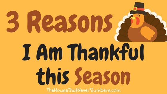 'Tis the Season to be Thankful - Not your average Thanksgiving list!