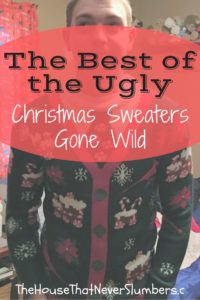 Ugly Christmas Sweaters Gone Wild - Check out The Best of The Ugly: Christmas Sweater Edition! #christmassweaters #uglysweaters #uglychristmas #christmas #christmasapparel #christmasparty