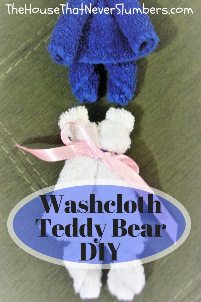 teddy bear wash bag