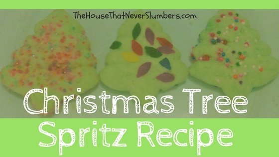 Christmas Tree Spritz Recipe - Christmas Tree Spritz makes an adorable addition to any holiday platter. This versatile basic recipe can be altered in color and shape to form many different festive Christmas Spritz variations. You'll want to add this cream cheese Spritz recipe to your line-up of homemade Christmas treats. Spritz (or more accurately Spritzgebäck) is a traditional German Christmas biscuit. Spritzen is a German verb meaning "to squirt" because this Spritz is squirted through a cookie press. 