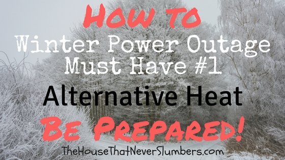Winter Storm Preparedness - Alternative Heat without Electricity - All the times that we've had longterm power outages going back as far as I can remember have been the result of winter weather conditions. This means, in our area, having a way to heat your home that doesn't rely on the electrical grid is vital to survival. 