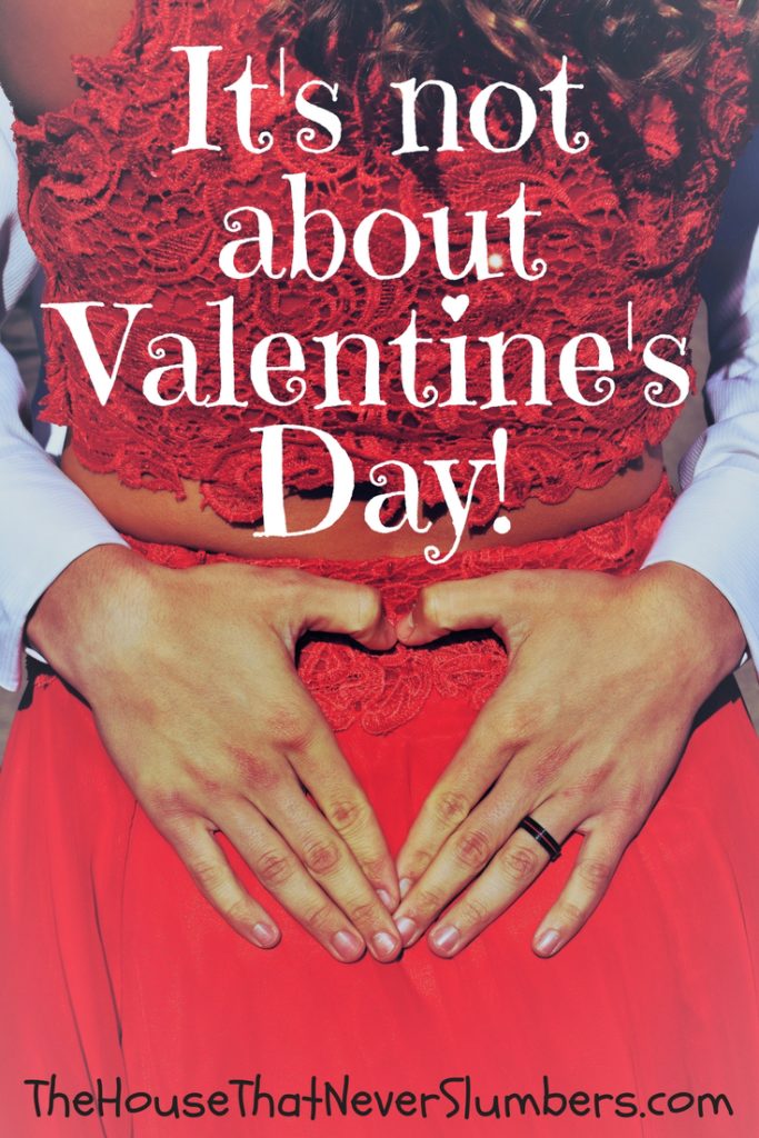 It's Not About Valentine's Day - red dress, heart