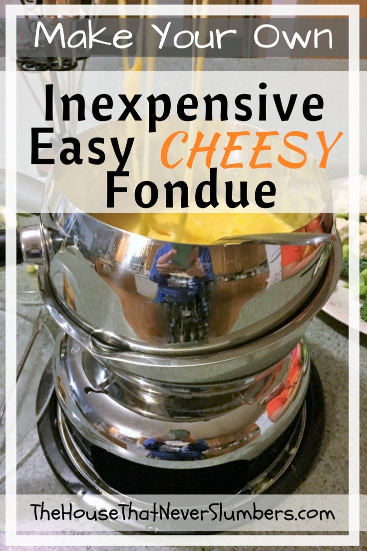 Make Your Own Inexpensive Easy Cheesy Fondue - Pinterest 1