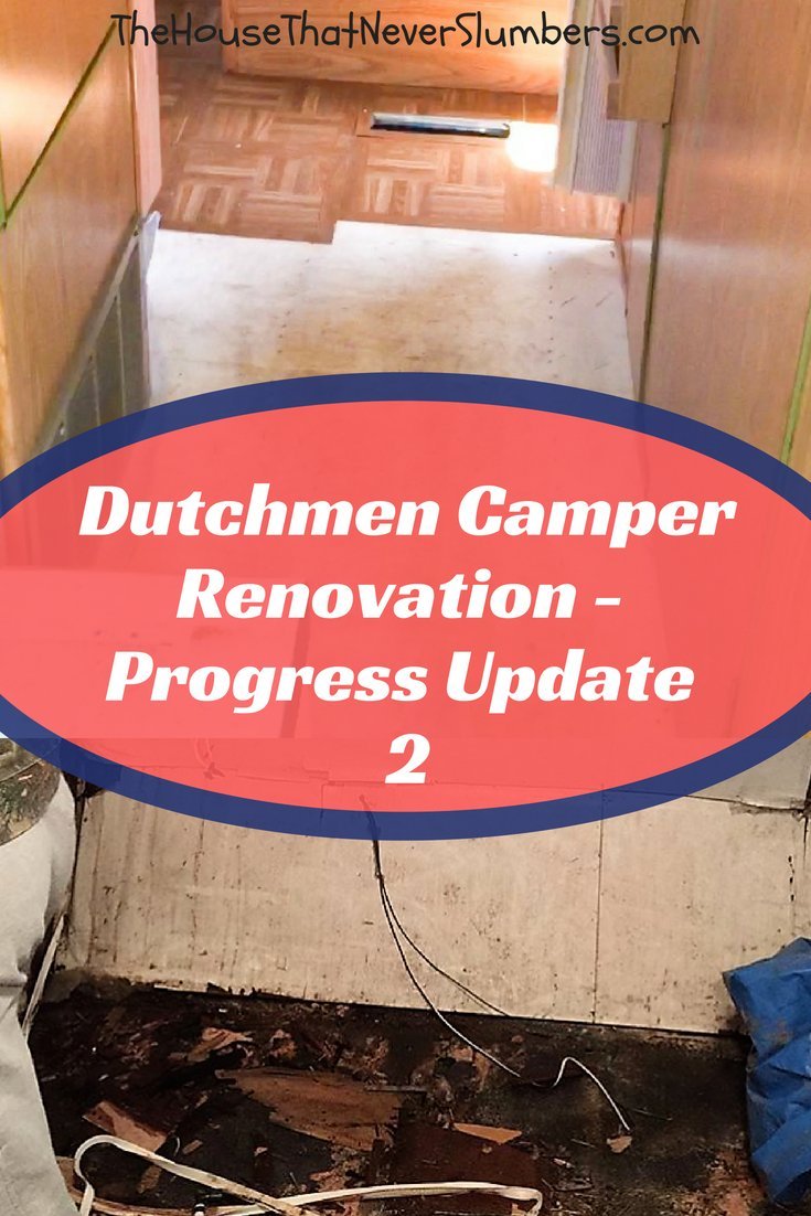 Dutchmen Lite Camper Renovation - Progress Update 2 - #camping #camper #travel