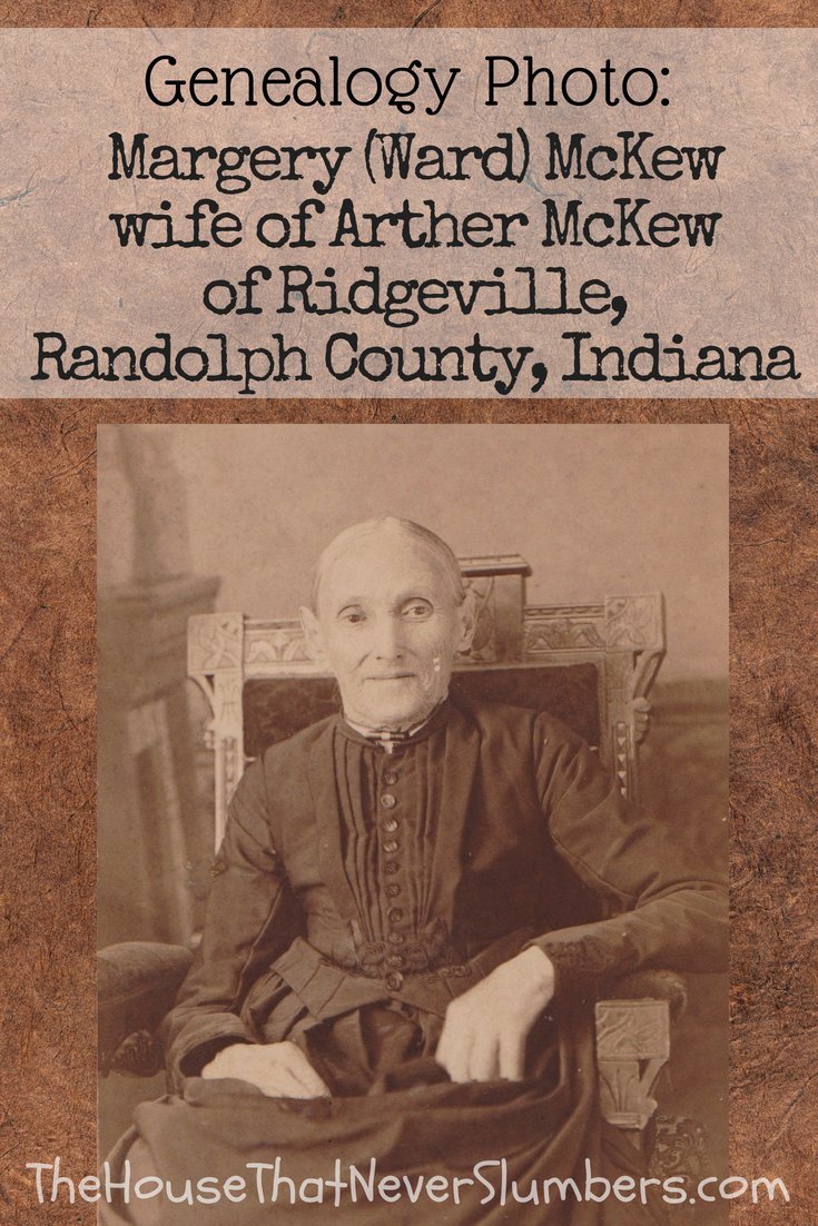 Rescued Photo Album - Ward and Pettyjohn Families of Randolph County, Indiana [Genealogy] - Margery (Ward) McKew - #genealogy #familytree #familyhistory #ancestry #ancestors #indianahistory #oldphoto