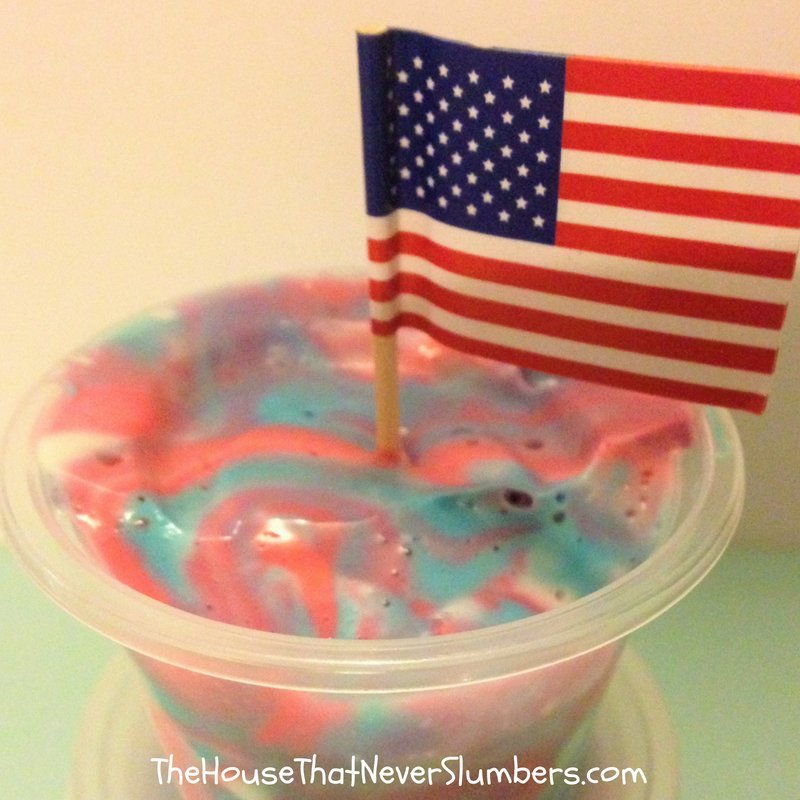 Red, White, & Blue Fourth of July Patriotic Slime Video Tutorial - #slime #DIY #slimevideo #patriotic #fourthofjuly #American