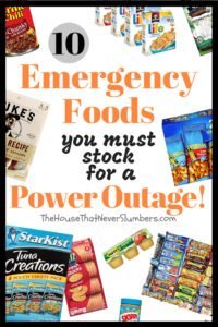 10 Emergency Foods You Must Stock for a Power Outage Situation - #survival #hurricane #homesteading #poweroutage #emergencyfood