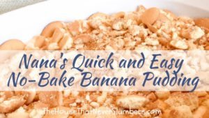 Nana's Quick and Easy No-Bake Banana Pudding - #recipe #banana #desserts #easyrecipe #entertaining