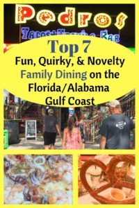 Top 7 Fun, Quirky, & Novelty Family Dining on the Florida/Alabama Gulf Coast - #travel #beach #familydining #dining #besteats #gulfcoast #Florida #Alabama #FloraBamaShore #pizza