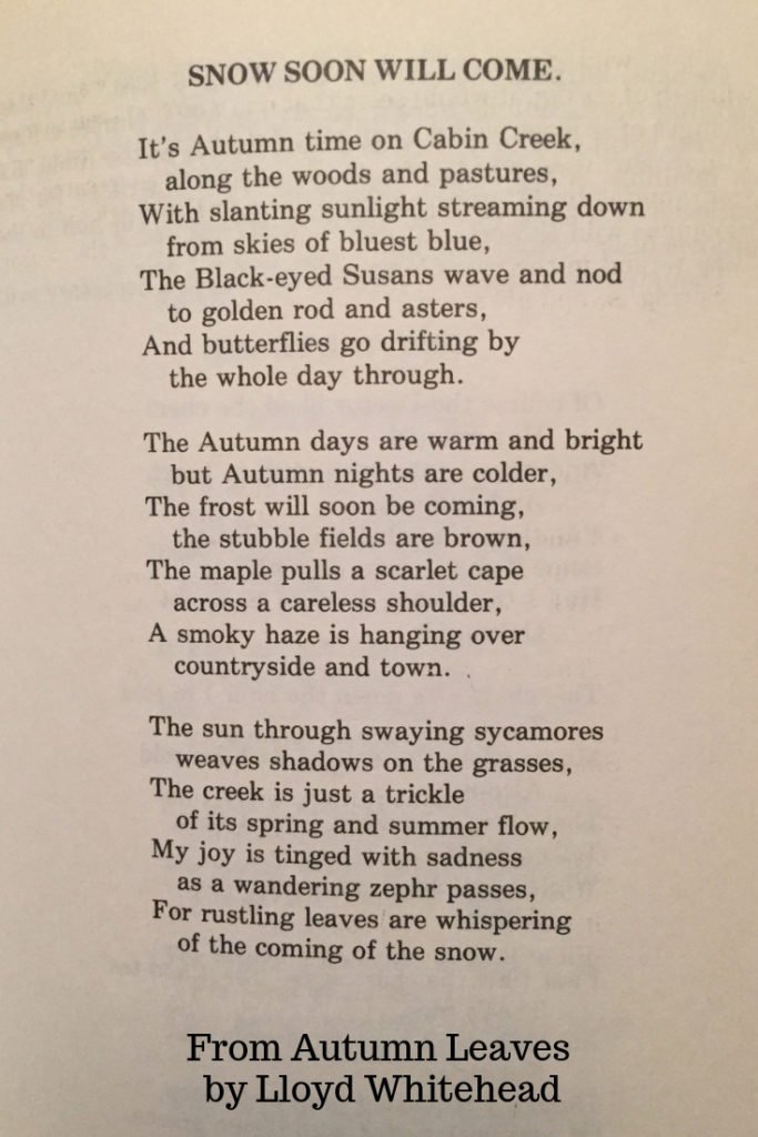 Lloyd Whitehead on Autumn Leaves in Indiana | The House That Never Slumbers