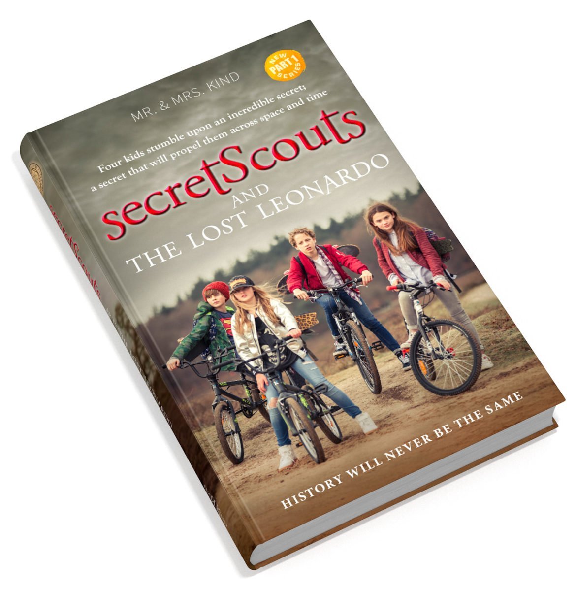 Secret Scouts and the Lost Leonardo by Dennis Kind and Wendel Kind - [a child's review] Mystery, and adventure, history, and intrigue. Find out more! #bookreview #childrensbooks #leonardodavinci #leonardo #books #greatreads #homeschooling #unschooling