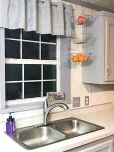 DIY countertop refinishing after photo of kitchen sink