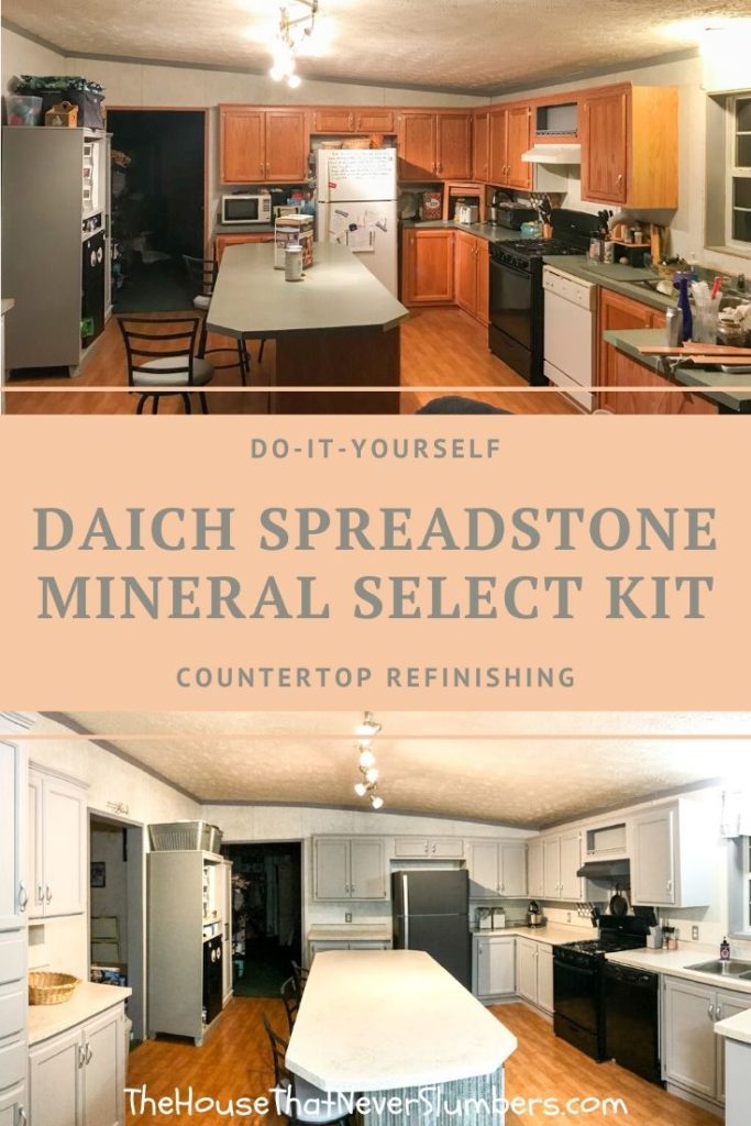 Diy Countertop Refinishing Before And After With Daich Spreadstone