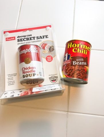 soup can hidden safe