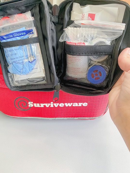 Surviveware Large First Aid Kit Mini - inside